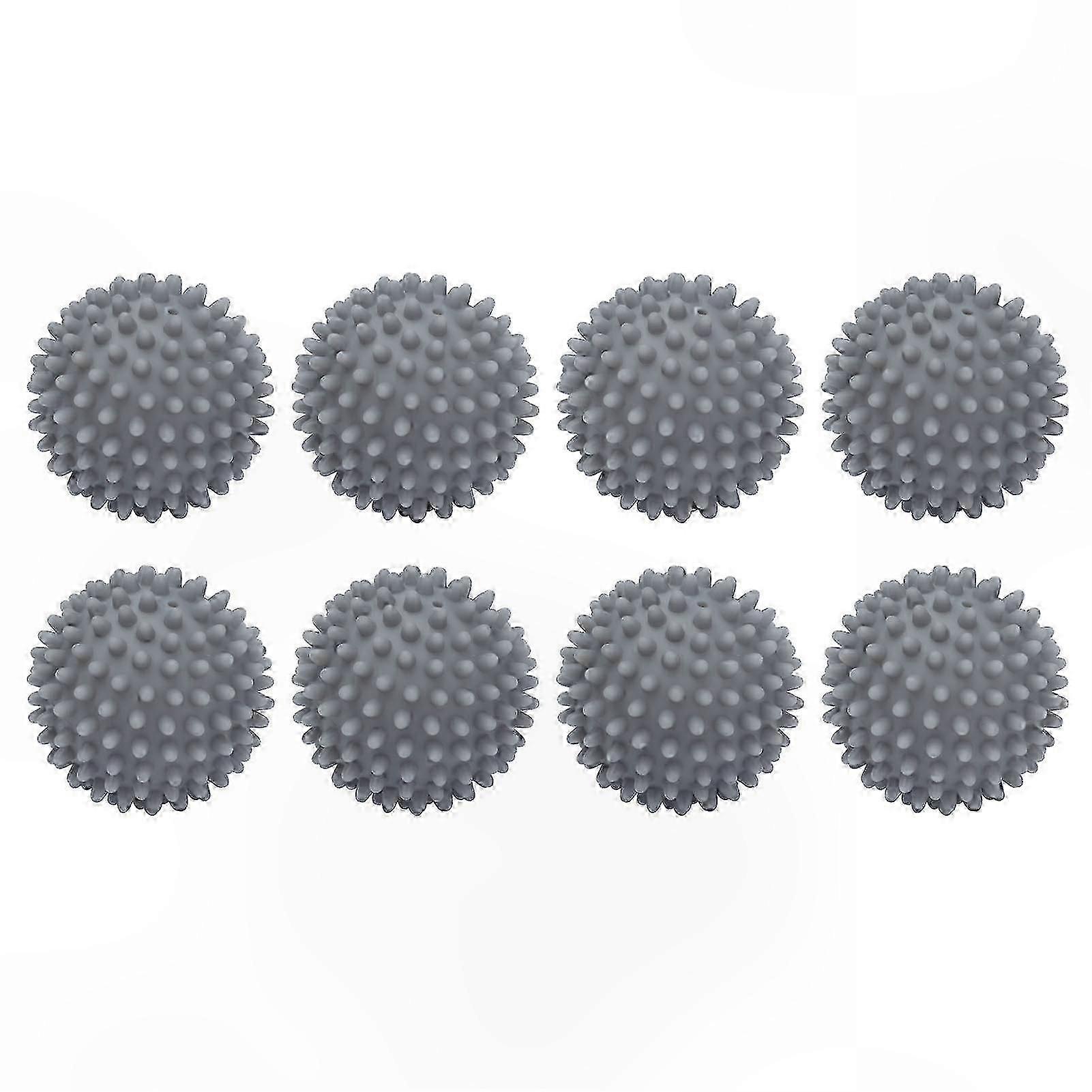 8-Pack Reusable Silicone Drying Balls for Clothes, 6cm, Compatible with Dryers