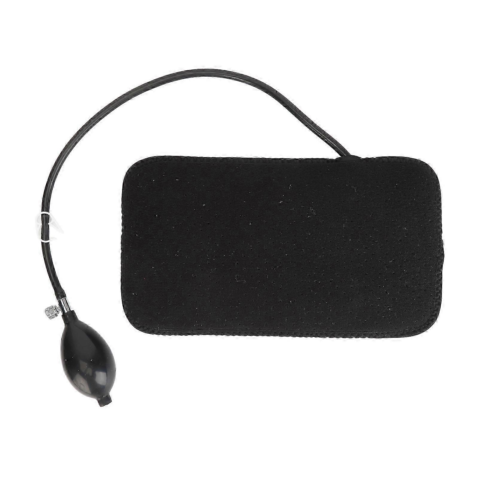 Inflatable Lumbar Pillow for Car with Pump and Ergonomic Lower Back Support