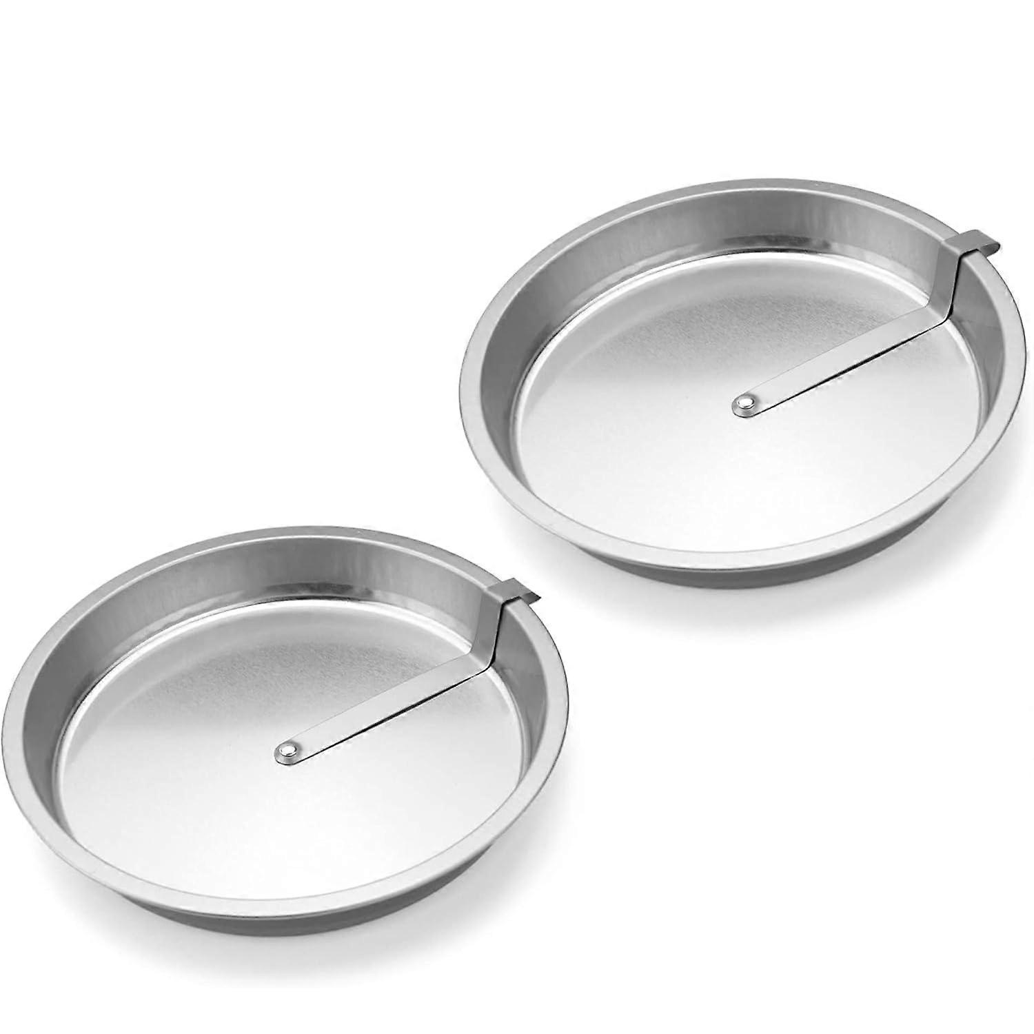 9 Inch Non Stick Round Cake Pan Set of 2 with Leakproof Seamless Design and Even Heat Distribution