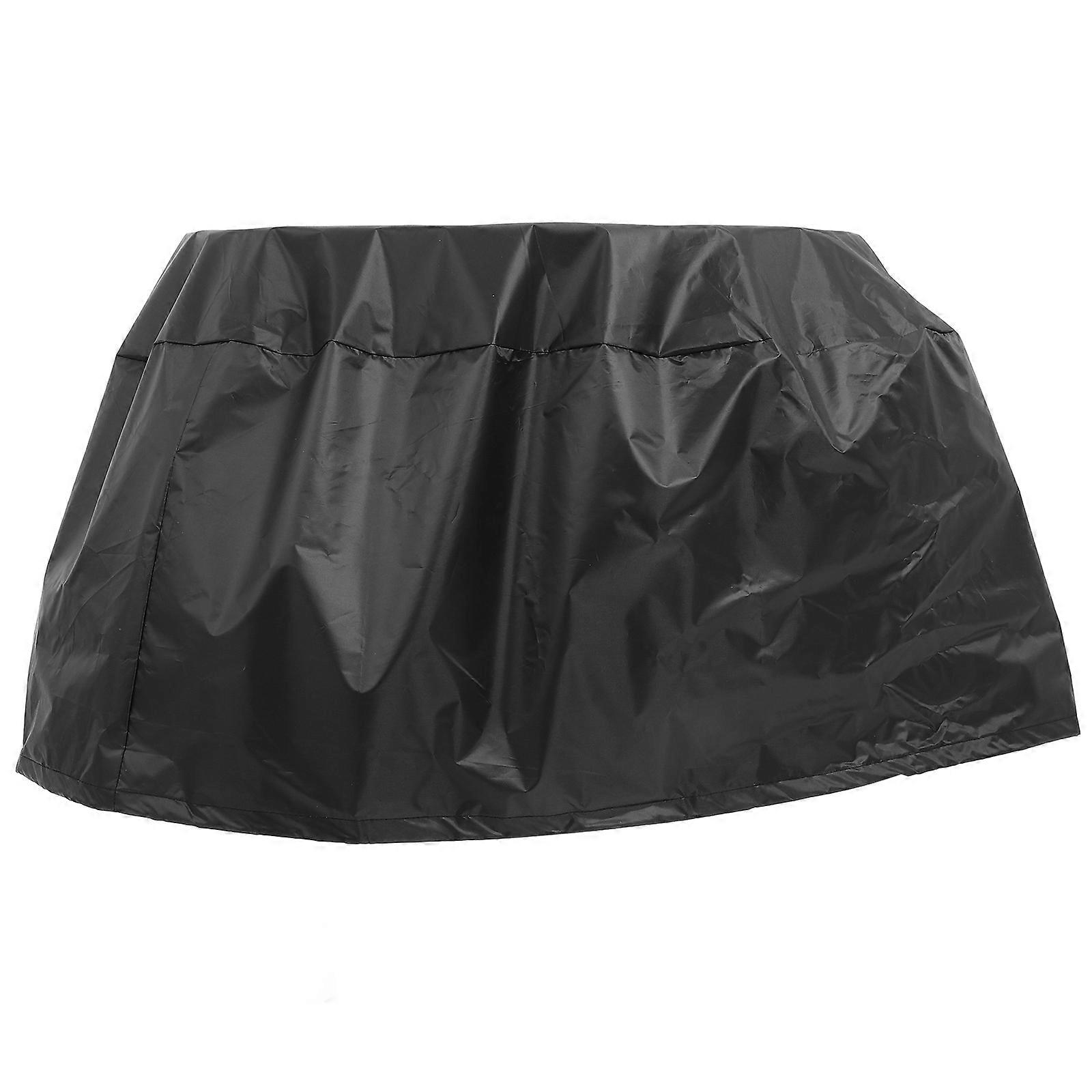 Black Grill Cover for Outdoor Bbq Function with Weather Resistant Material