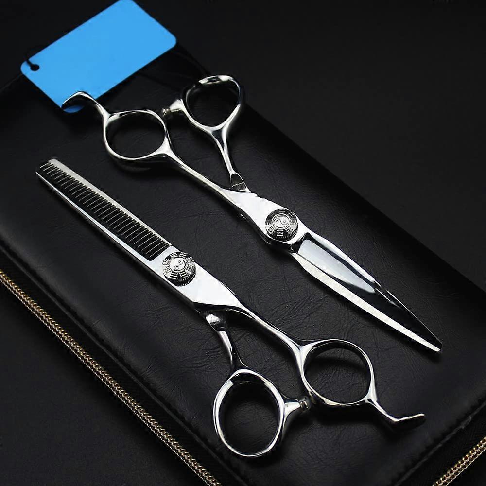 Professional 6inch Hair Cutting Scissors JP 440c Steel with Precision Sharp Blades for Barber