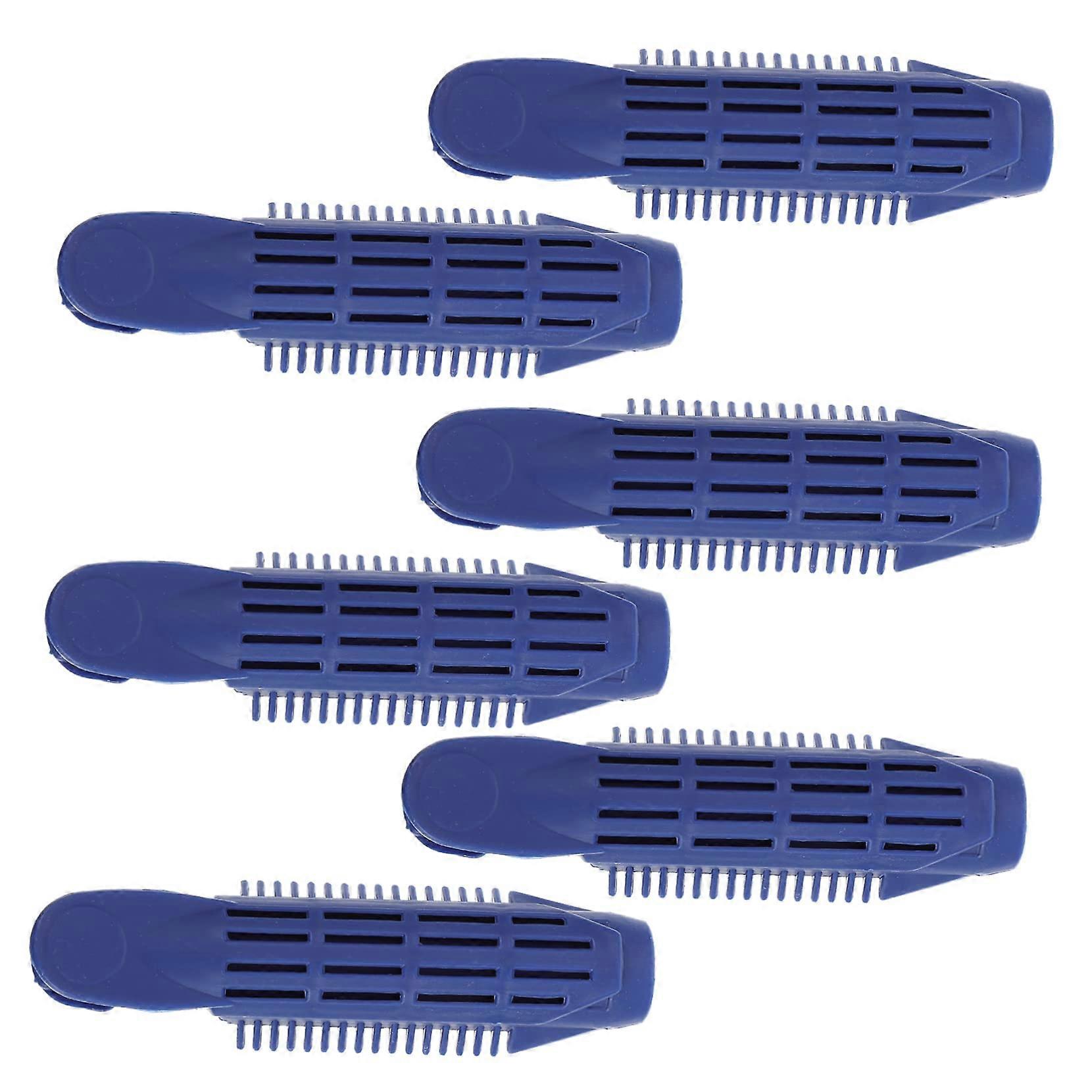 6pcs Hair Rollers with Root Clips for Natural Curling and Volumizing, Ideal for Bangs and Waves