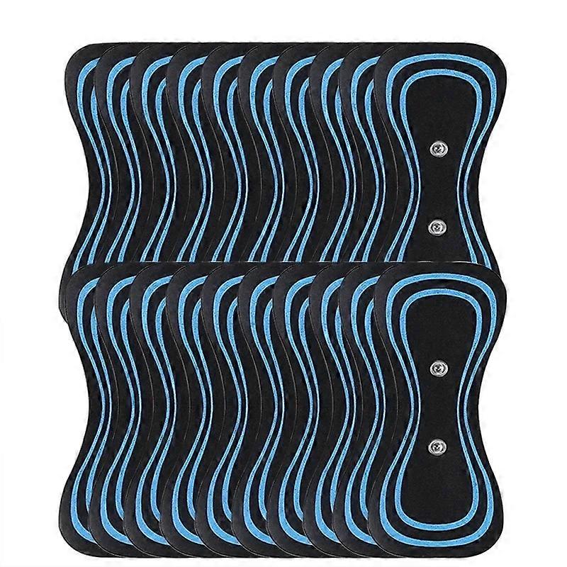 10PCS Portable Mini Electric Neck Back Massager Cervical Massage Patch Stimulator Massage Patch Replacement Patch