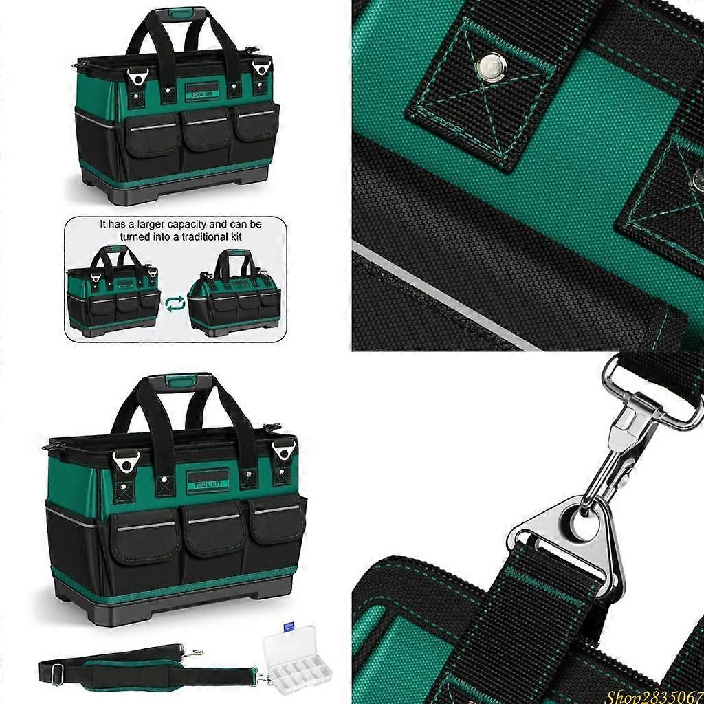 16/18/20/23in Wide Mouth Tool Bag Large Capacity Tool Storage Bag with Bottom 831F