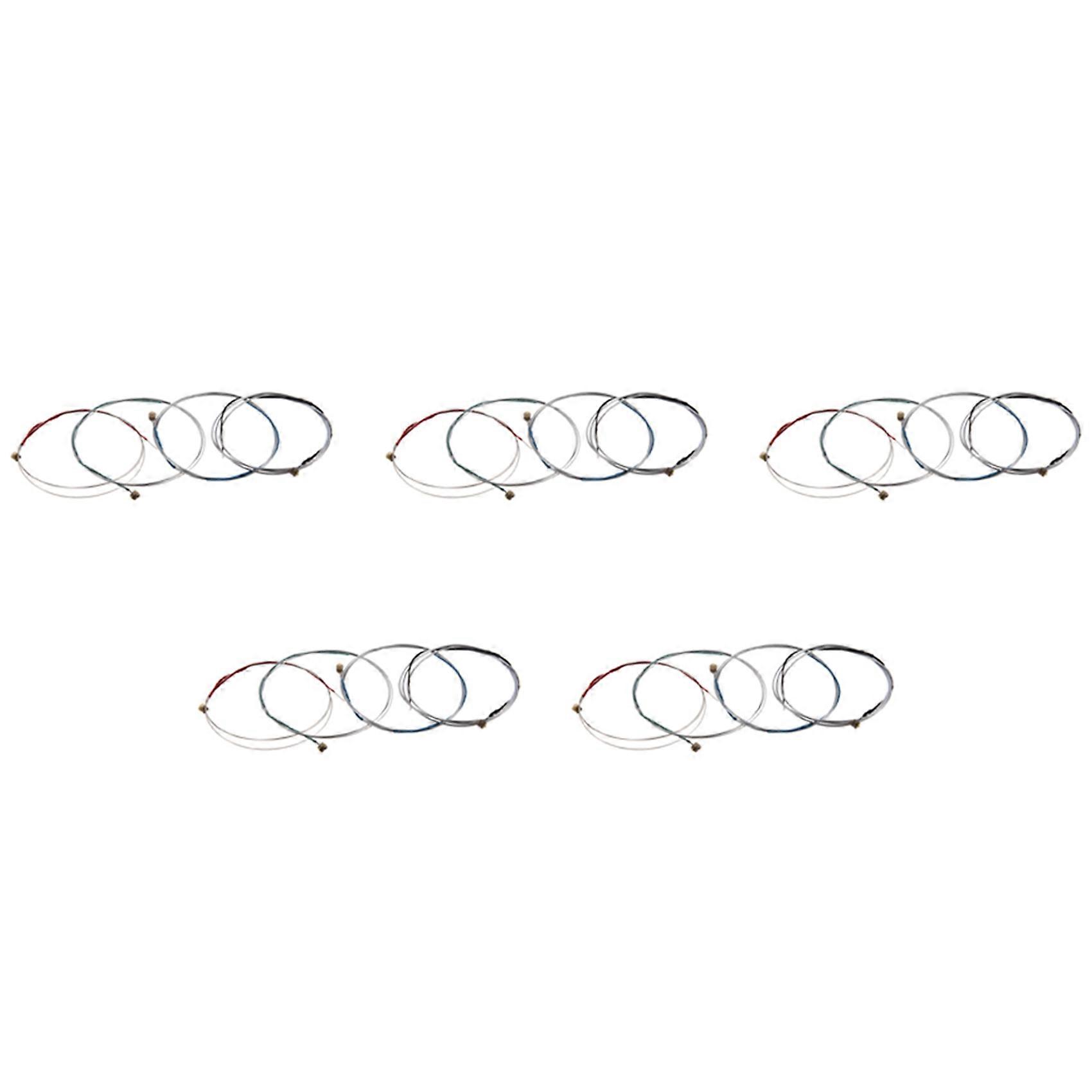 5X Set of 4/4 Violin Bowstring Strings (G-D-A-E)