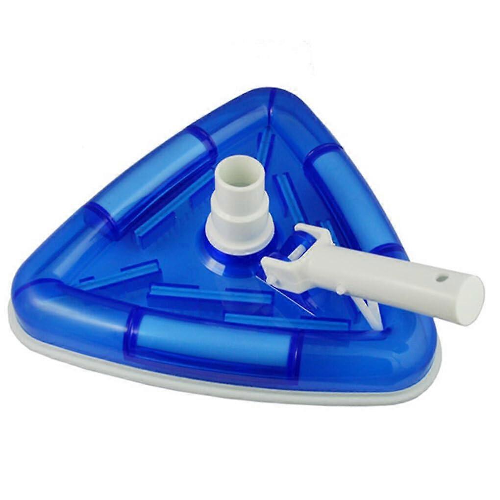 Triangle Swimming Pool Vacuum Head 360° Rotating Suction Cleaner Easy Installation Durable Plastic