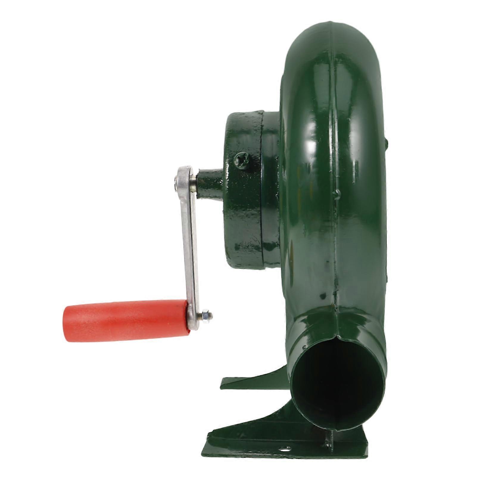 BBQ Hand Crank Air Blower with Efficient Airflow Control for Outdoor Cooking and Camping