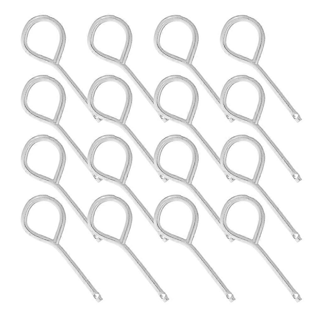 20Pcs Fire Extinguisher Pull Pins for Safety Silver Iron Lock Pins