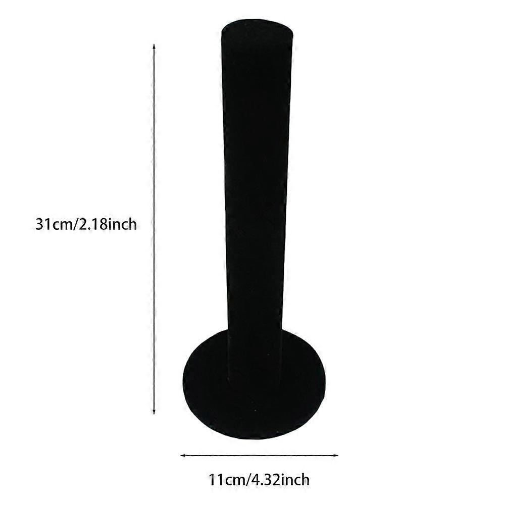 Vertical Headwear Display Stand with 2Pcs Bracelet Storage Rack