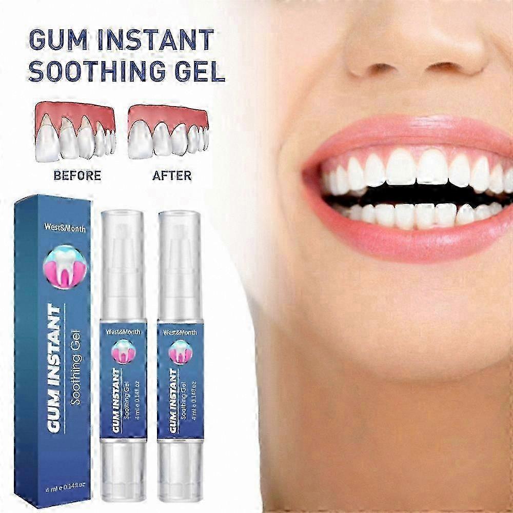 2-Pack Gum Soothing Gel for Sensitive Teeth, Instant Relief Therapy Solution 2025