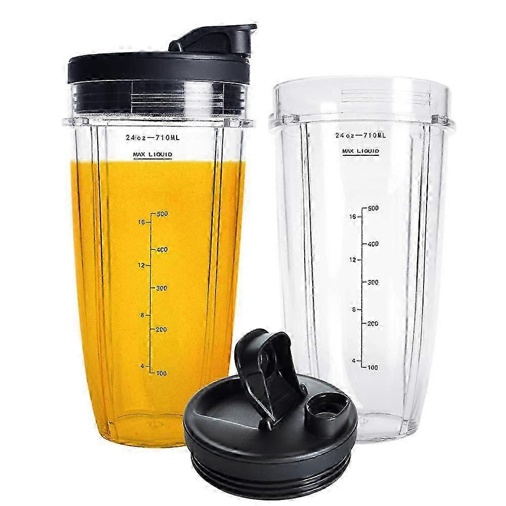 26-27 2 Pack Replacement Blender Cup for To-Go Use 24OZ