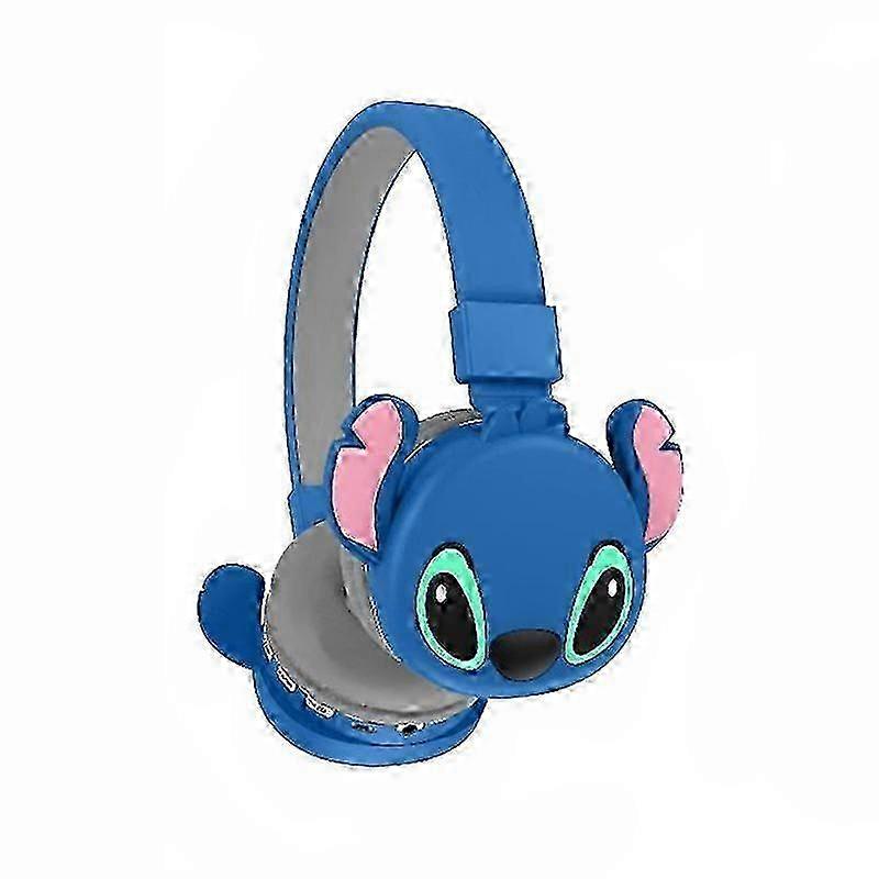 Kids Wireless Bluetooth Headset Foldable Blue 26-27s