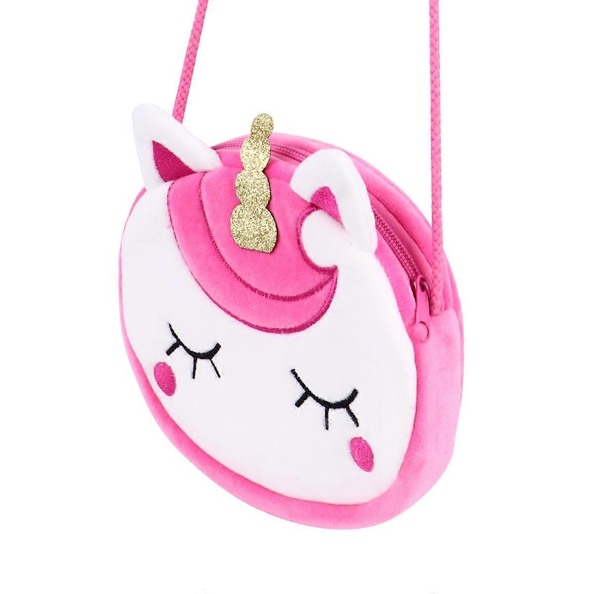 Cute Cross-Body Bag Unicorn Theme for Storage 1Pcs