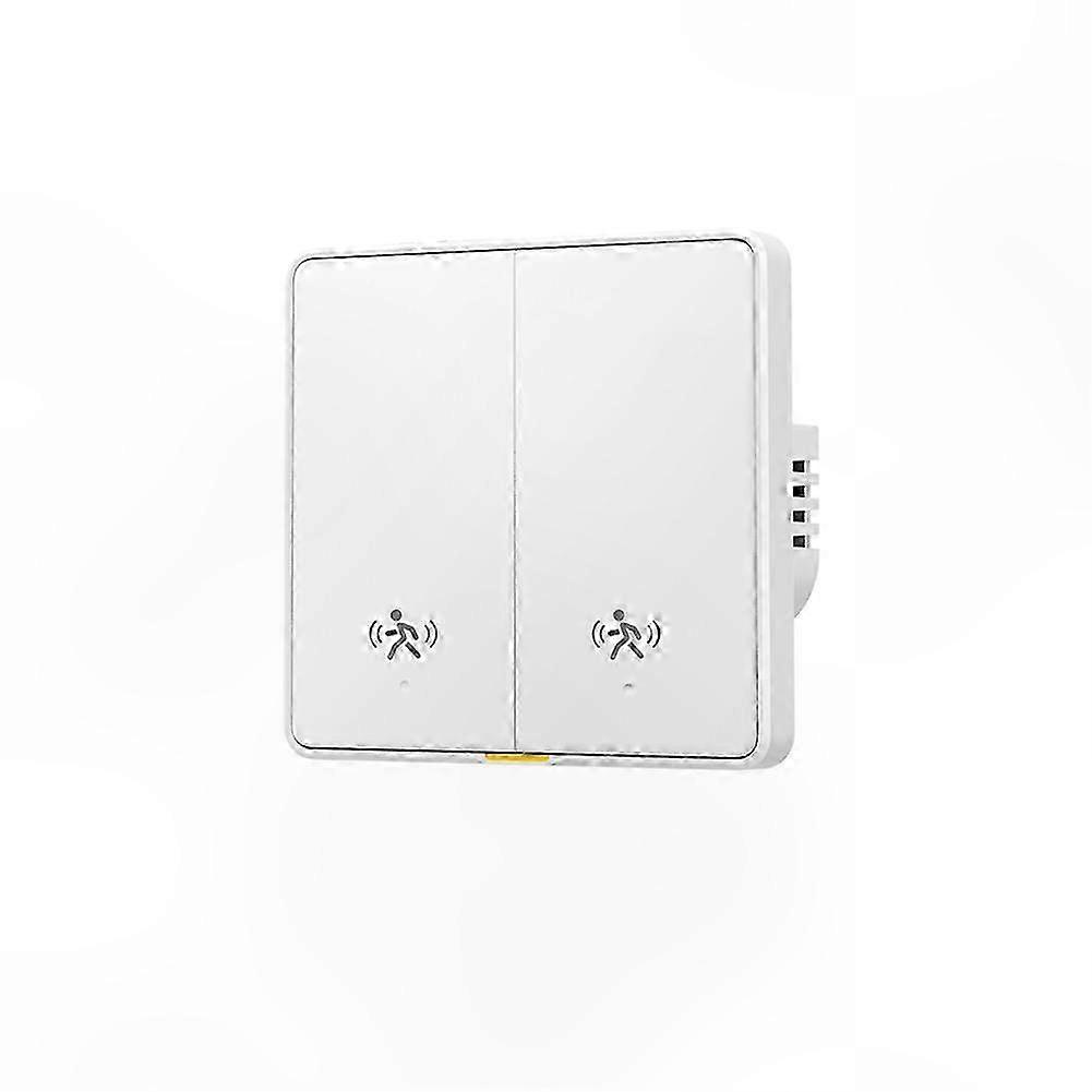 Smart Light Switch with Radar Motion Sensor, 5M Detection Range, Neutral Wire Optional, Wi-Fi Enabled