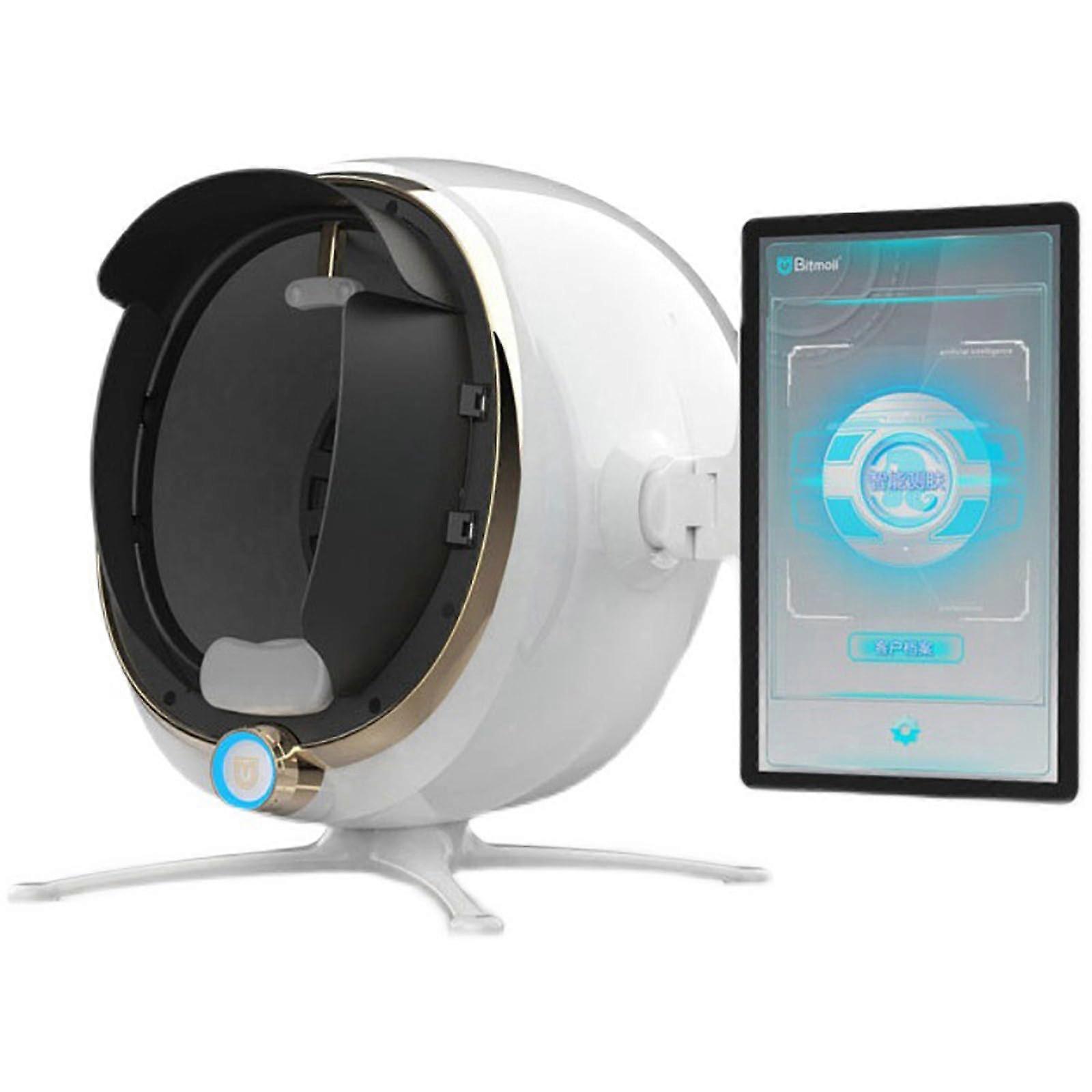 AI Skin Analyzer with 8Spectrum Imaging, 14 Indicators, 3D Simulation, Cloud Report for Salon