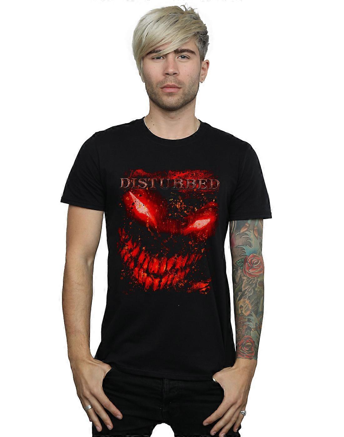 Disturbed Men's Splat Face T-Shirt