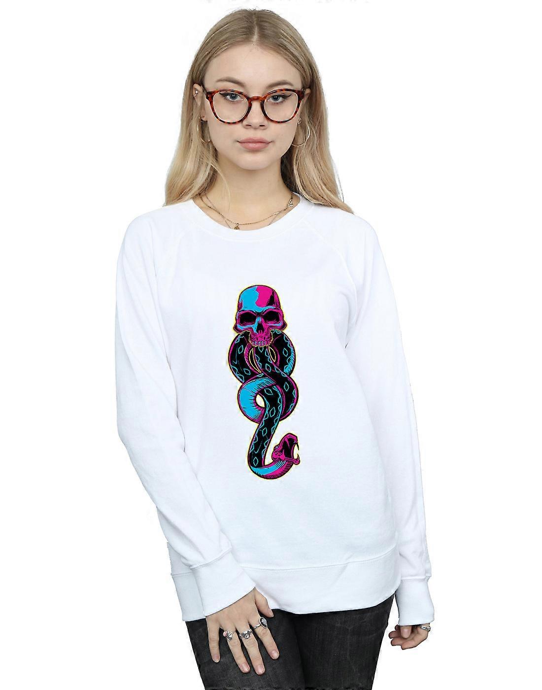 해리포터 여성용 네온 다크 마크 스웨트셔츠