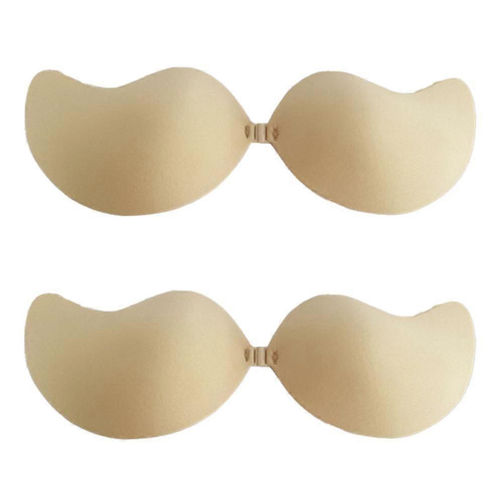 2 Pcs Self Adhesive Invisible Bra Push Up Backless Strapless