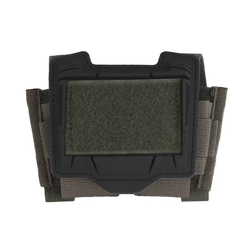 Tactical Helmet Battery Pouch with Waterproof Nylon and Hook Loop, Elastic Holders for Hunting