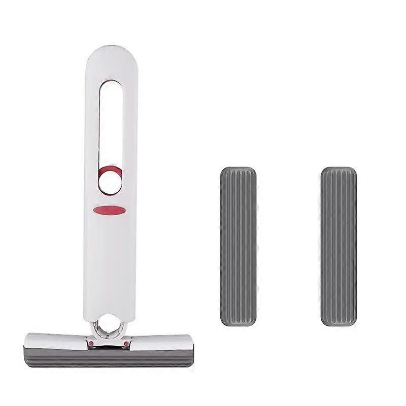 Mini Mop with Replaceable Head, Strong Absorbent, 90° Swivel for Kitchen Bathroom Tabletop Glass