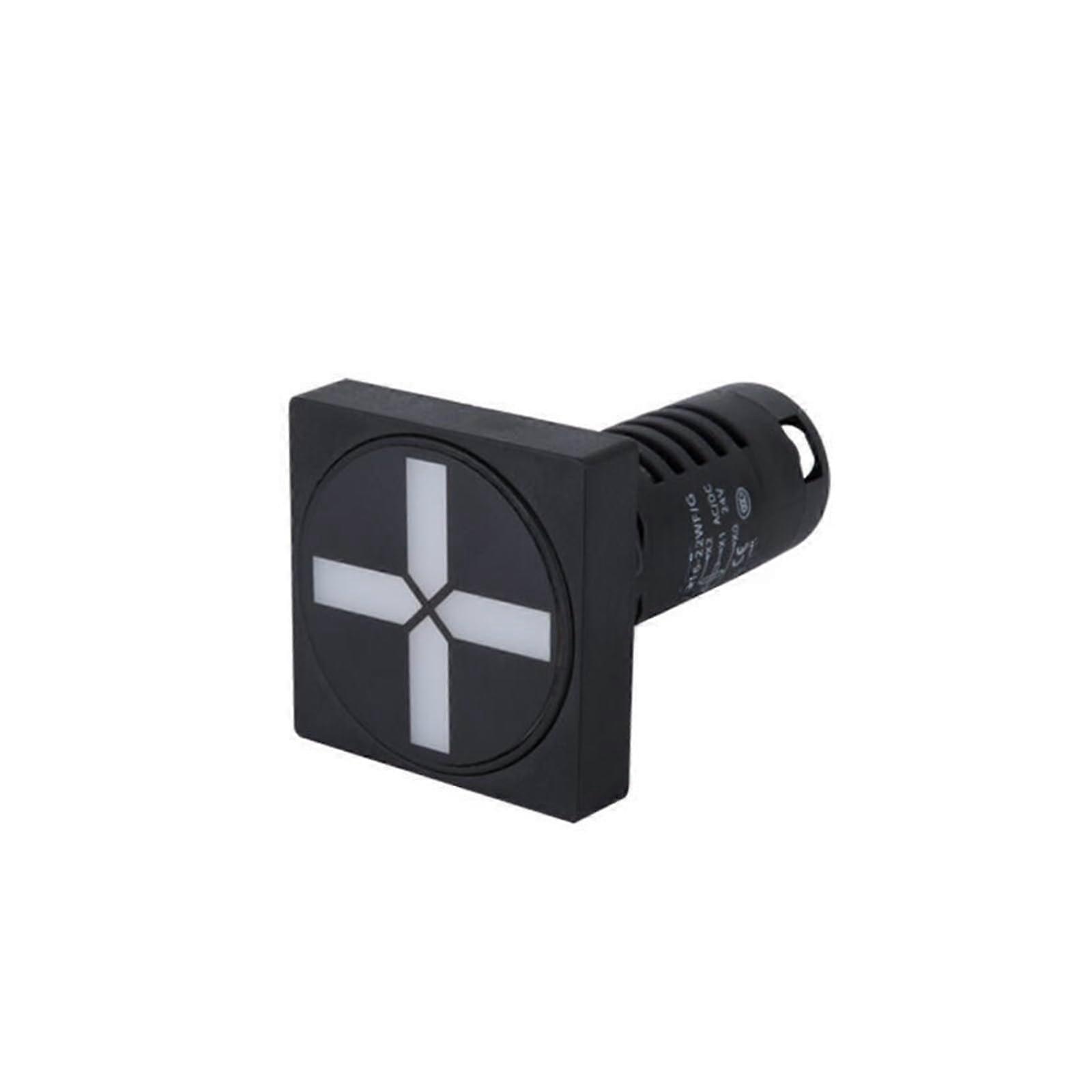 AD1622WF Square Panel Indicator Light with HeatResistant Design for Switch Position Display