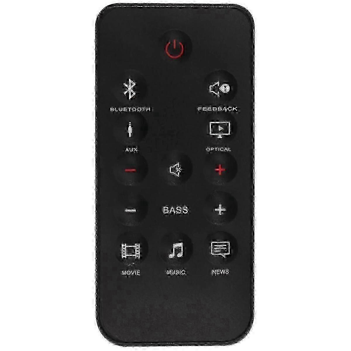 Cinema SB150 Wireless Remote Control for Audio System Player, Black