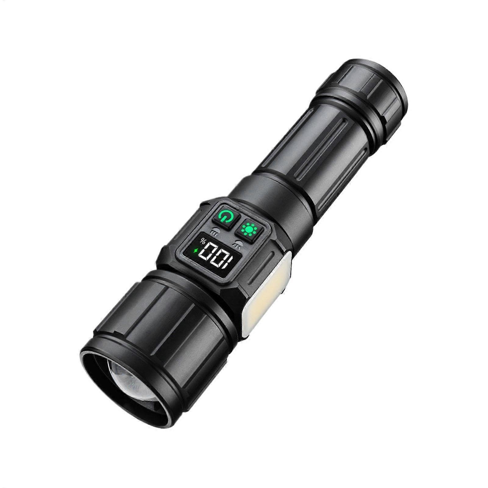 Rechargeable LED Flashlight  Lumen Long Range IPX4 Waterproof Shock Resistant Outdoor Torch