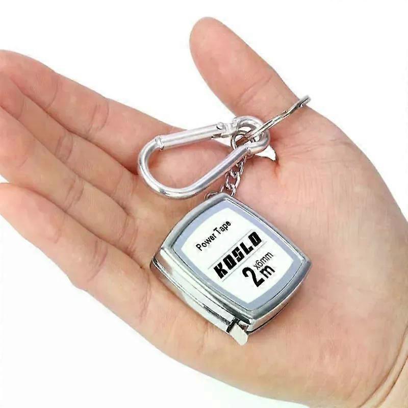 2M Keychain Tape Measure Retractable Mini Pocket Ruler 2 Meter Construction Tools Portable Measuring Tool Centimeter CM