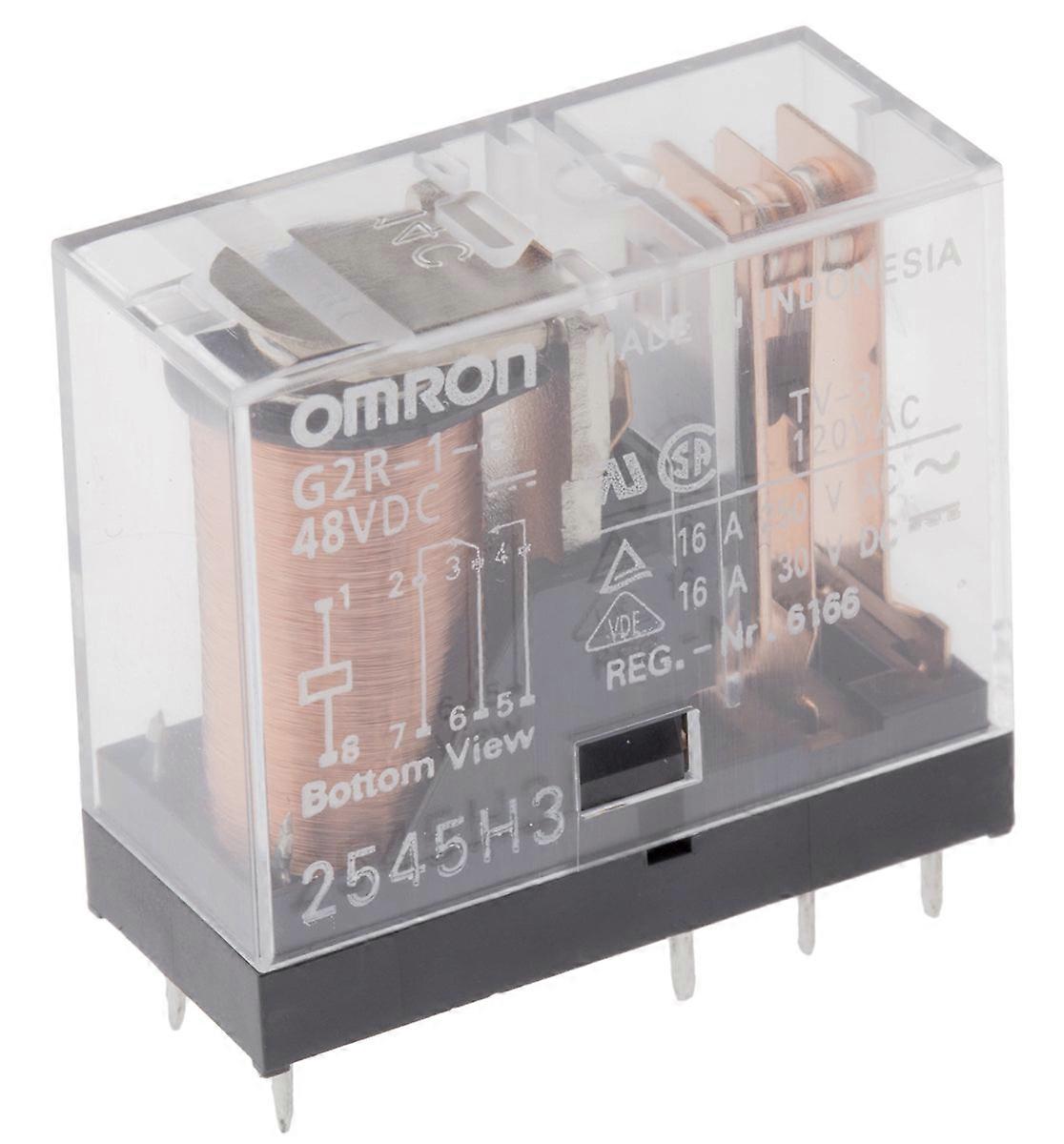 Omron Relay 48v Dc Spdt 16a Pcb Mount G2r-1-e Dc48