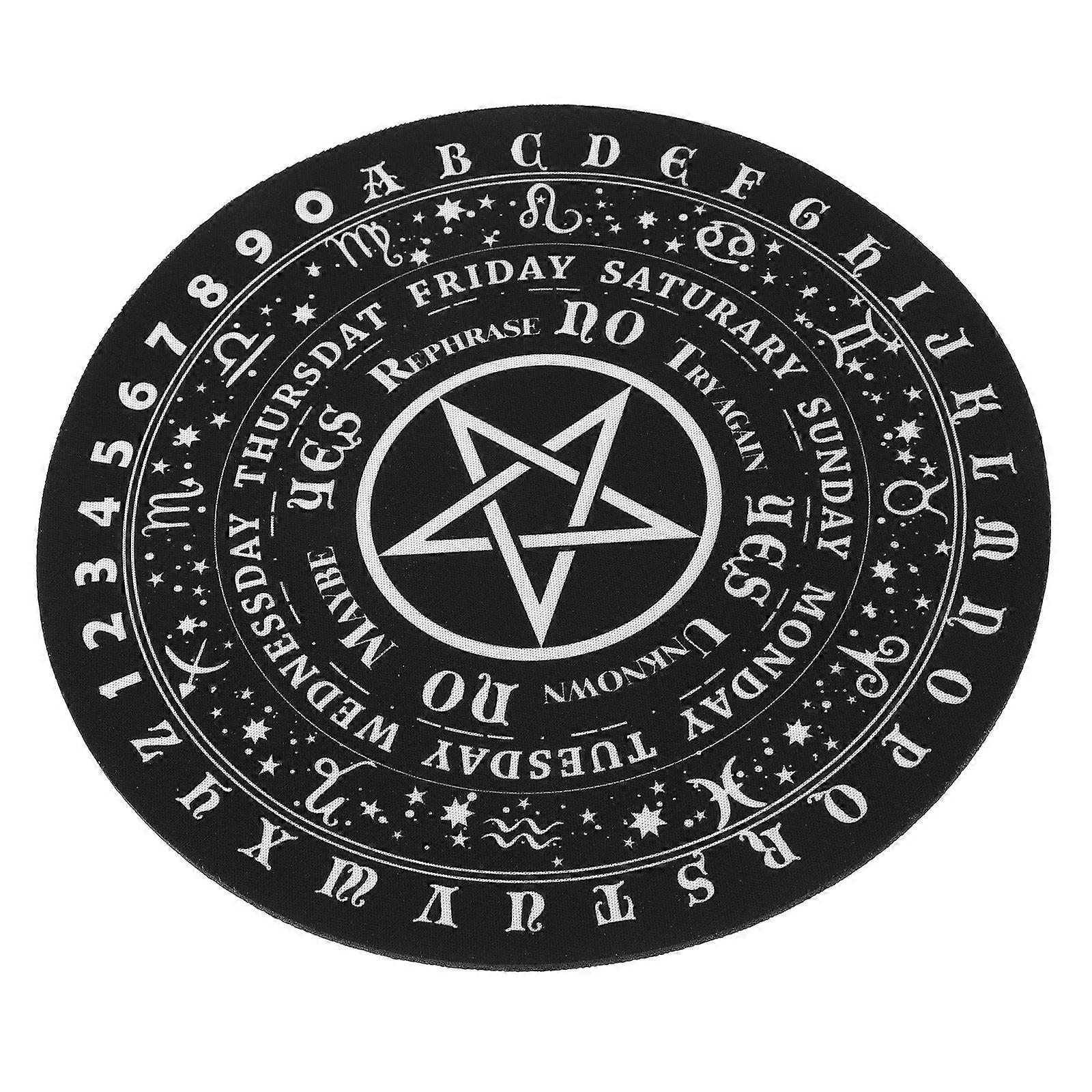 Rubber Divination Mat Board for Home Use 5Pcs Pendulum Supplies