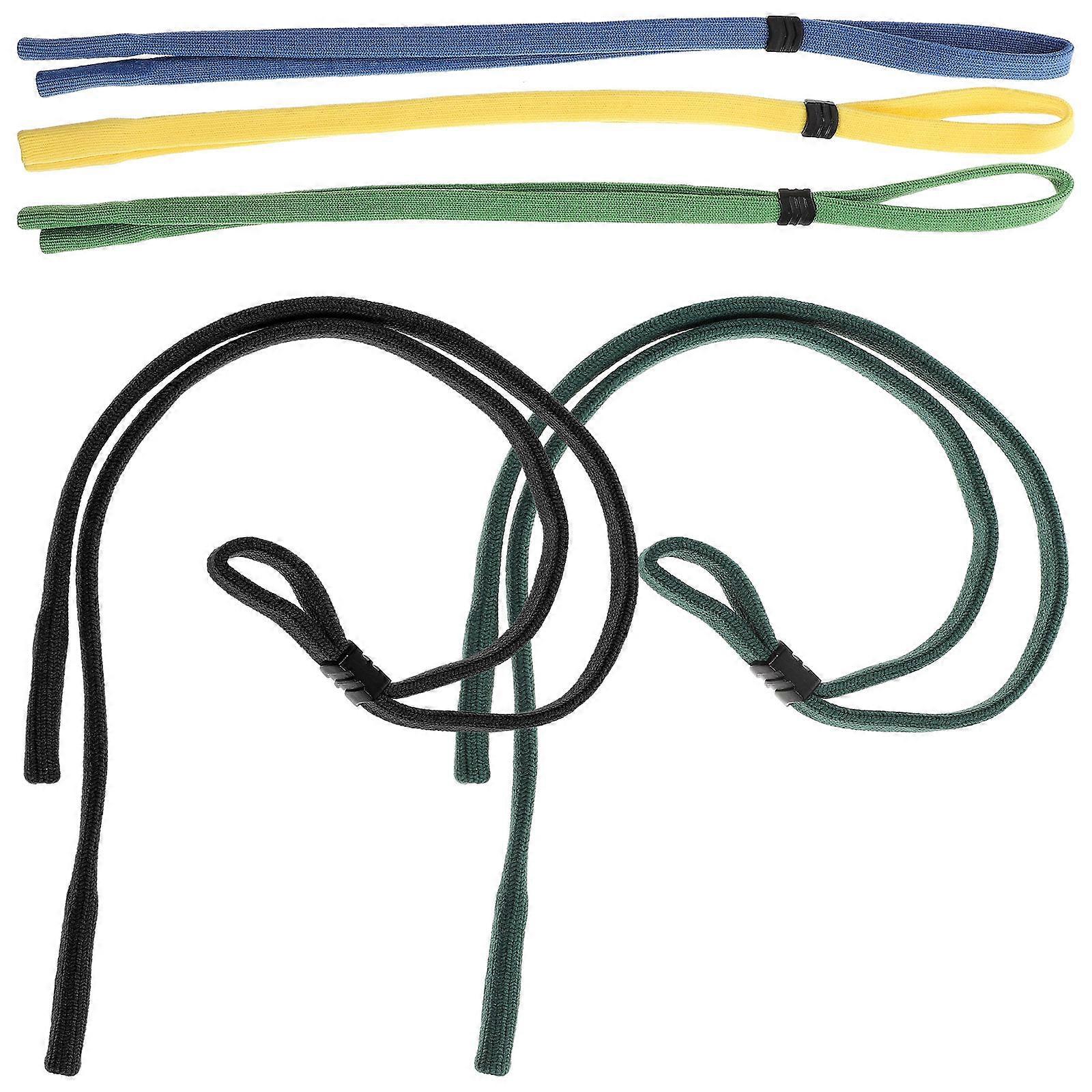 Glasses Lanyard Adjustable Eyeglass Strap for Holding Eyeglass Use 5Pcs