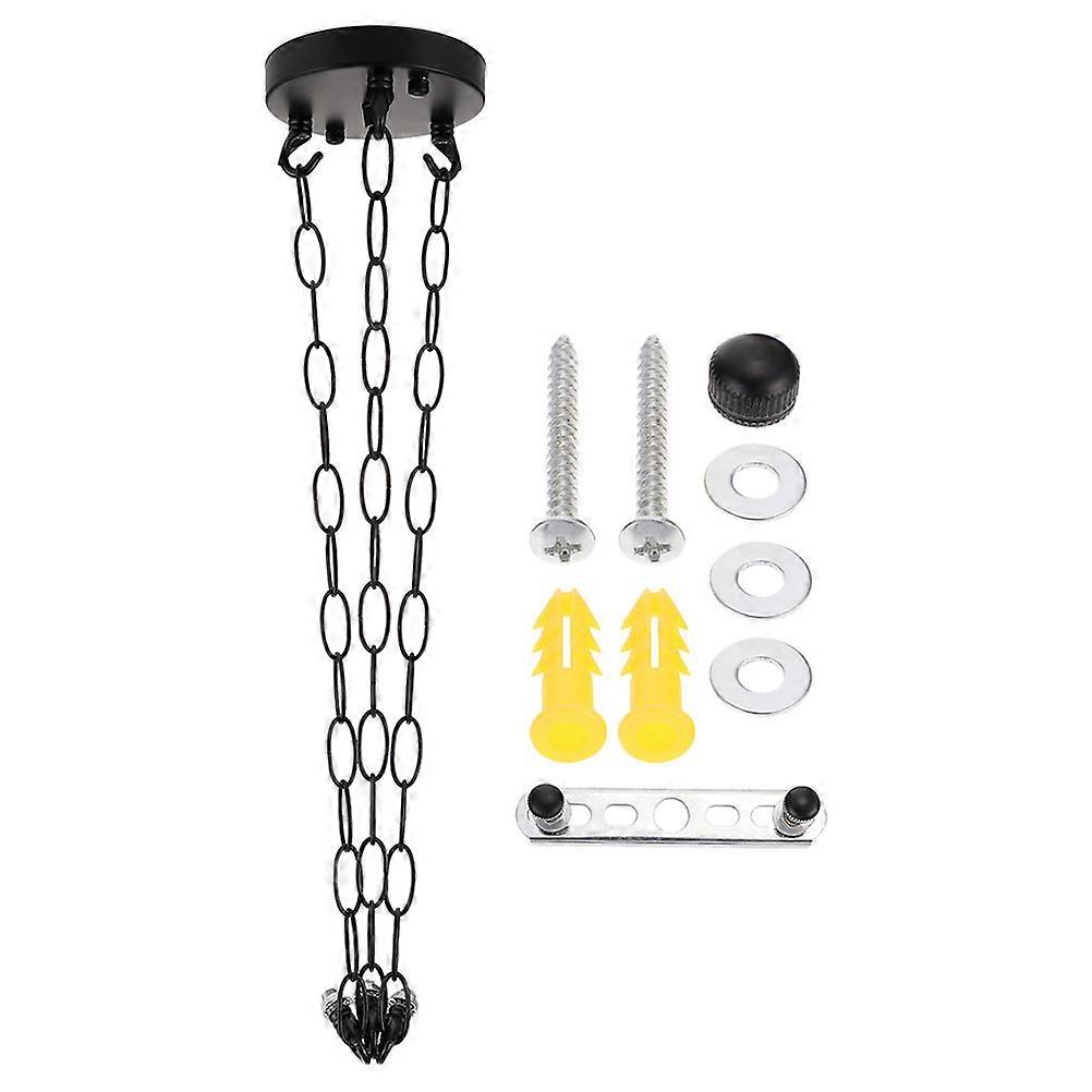 Chandelier Canopy Black Iron Ceiling Light Plate Function 1Set Pendant Lighting Base