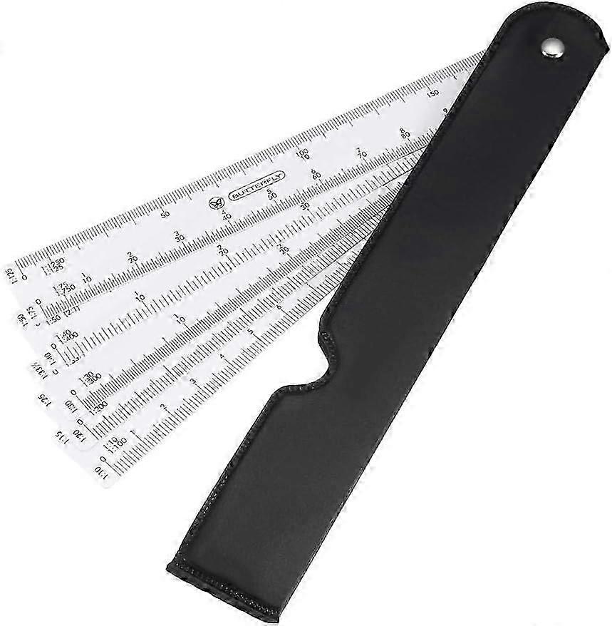 30cm Engineer Scale Ruler with Multiple Scales for Architectural Use