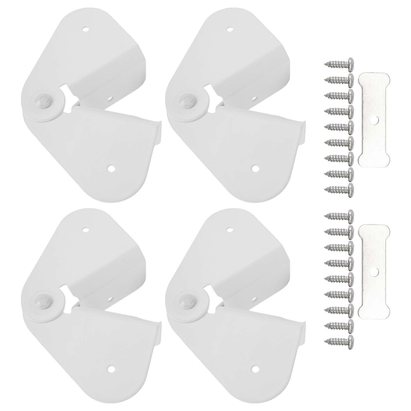 4 Pack Gutter Downspout Extensions Gutter Hinges Downspout Extension for Rectangle or Square Downspout