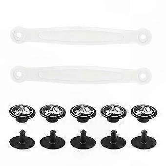 Lanières de rechange en PVC avec rivets pour sabots, sandales, chaussures de plage pour hommes et femmes, brides de talon