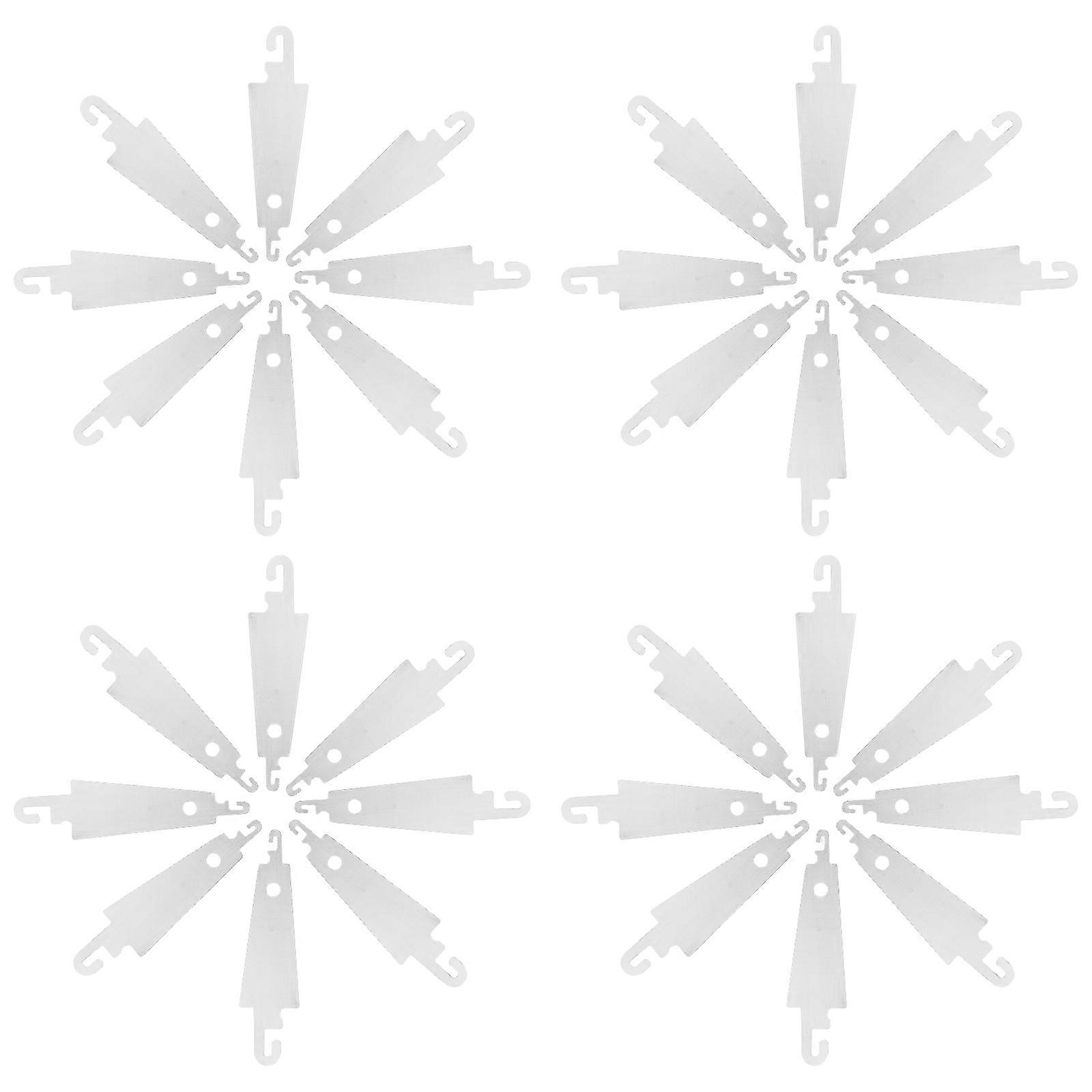 100Pcs Steel Hook Needle Threader Needle Threading Tool DIY Large Eye Needle Threader