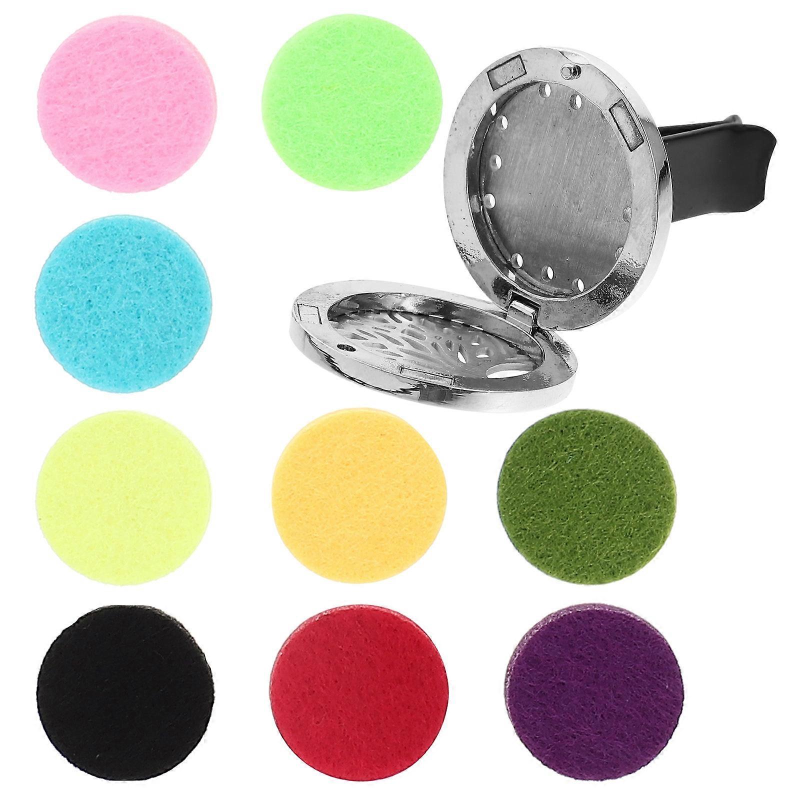 Car Perfume Vent Clip Diffuser for Aromatherapy with 10Pcs Refill Pad