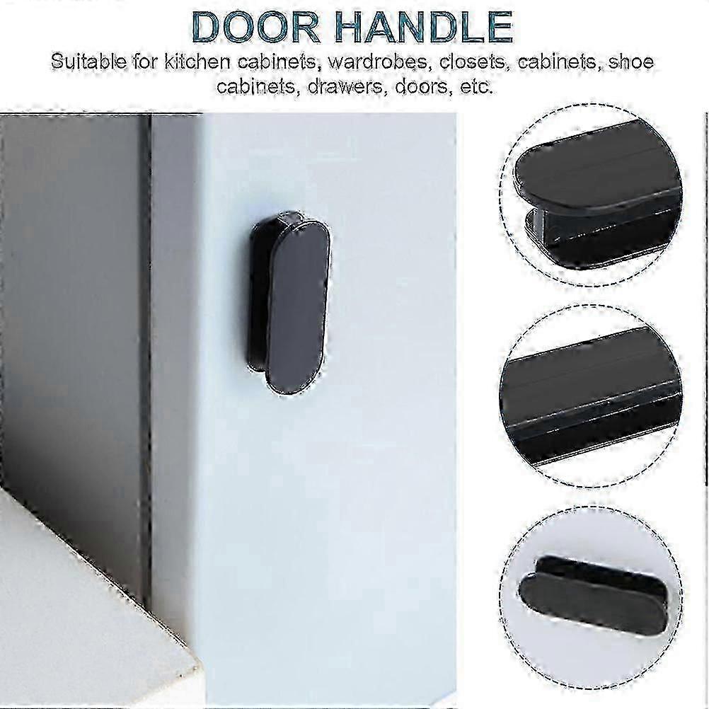 6 Pcs Sliding Door Handle Drawer Knobs Self Stick Knobs Cabinet Pulls Sticky Cupboard Knobs Instant Cabinet Drawer Cupboard Knob