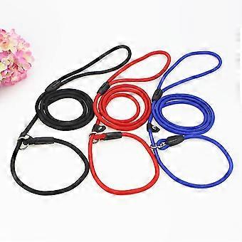 Laisse en nylon pour chien, lot de 3 laisses d'entraînement en forme de P avec système anti-traction pour chiens de petite, moyenne et grande taille
