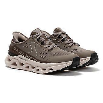 Scarpe da ginnastica da donna Skechers Slip-Ins Glide Step Altus Mesh color kaki