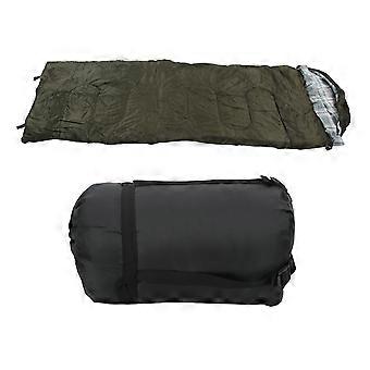 Slaapzak voor volwassenen, geschikt voor kamperen in de herfst en winter, warm en comfortabel, ideaal voor buitenactiviteiten zoals kamperen, reizen en wandelen.