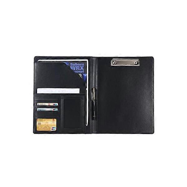 Multifunctional Folder with Card Slots Black
