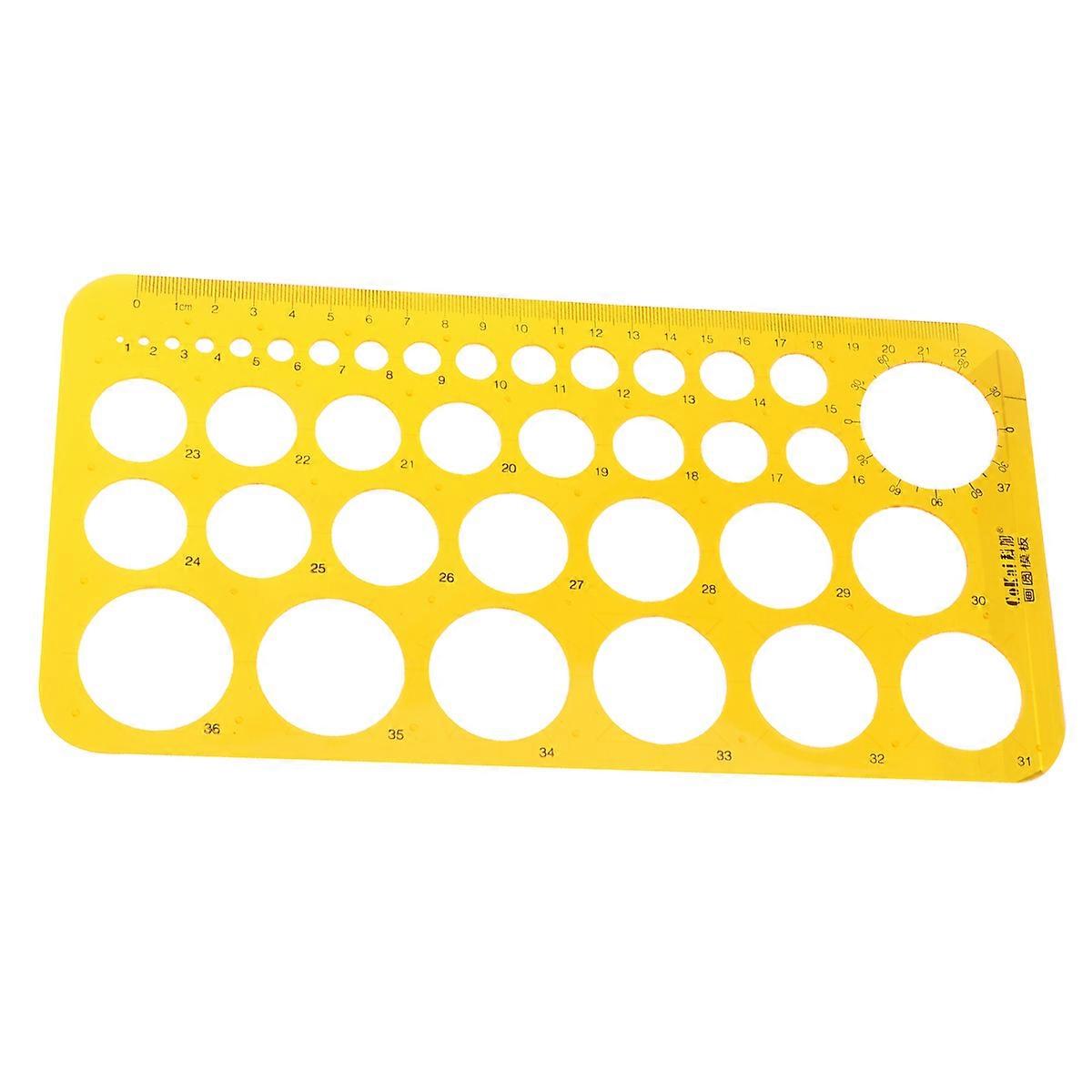 Curve Measuring Tool Circle Drawing Template Geometric Ruler