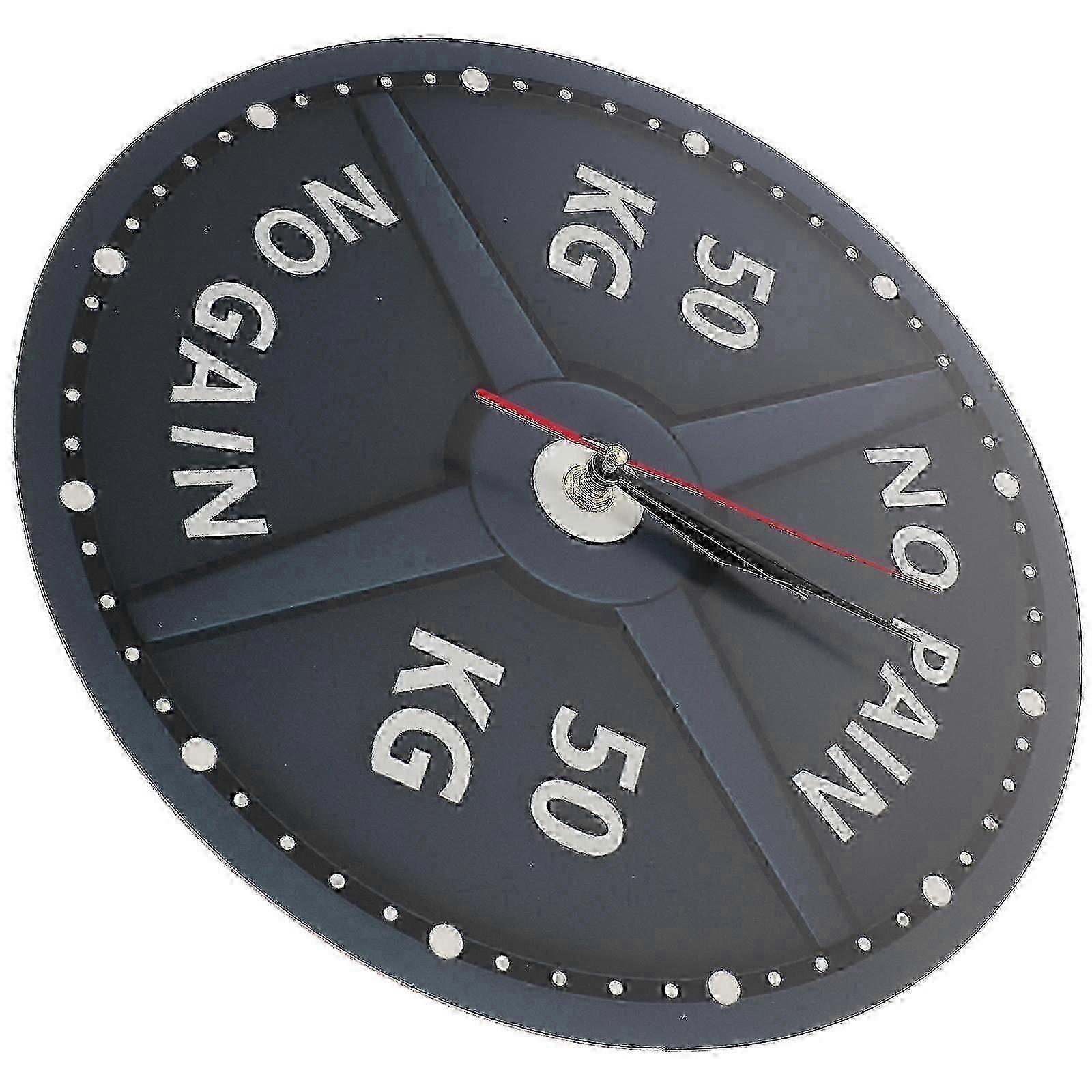 Unique Wall Clock Gym Wall Art Timekeeping Plastic Large Screen 1Pack