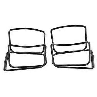 2Pcs Stainless Steel Golf Ball Clip - Black Golf Ball Holder Waist Clip - Secure Storage Holder for Practice Outdoor Golfers - Quick Release Design fo