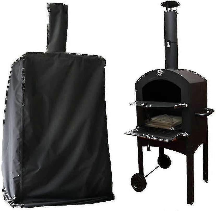 Heavy Duty Outdoor Pizza Oven Cover - Extra Large Black Bag (1603750 Cm) For Grill Protection