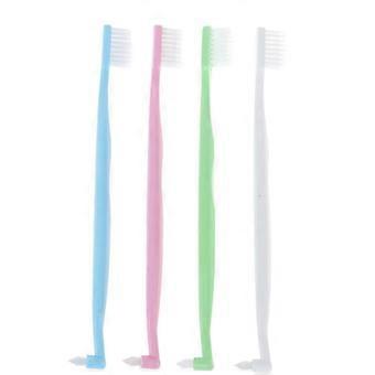 4 stuks dubbelzijdige tandenborstel