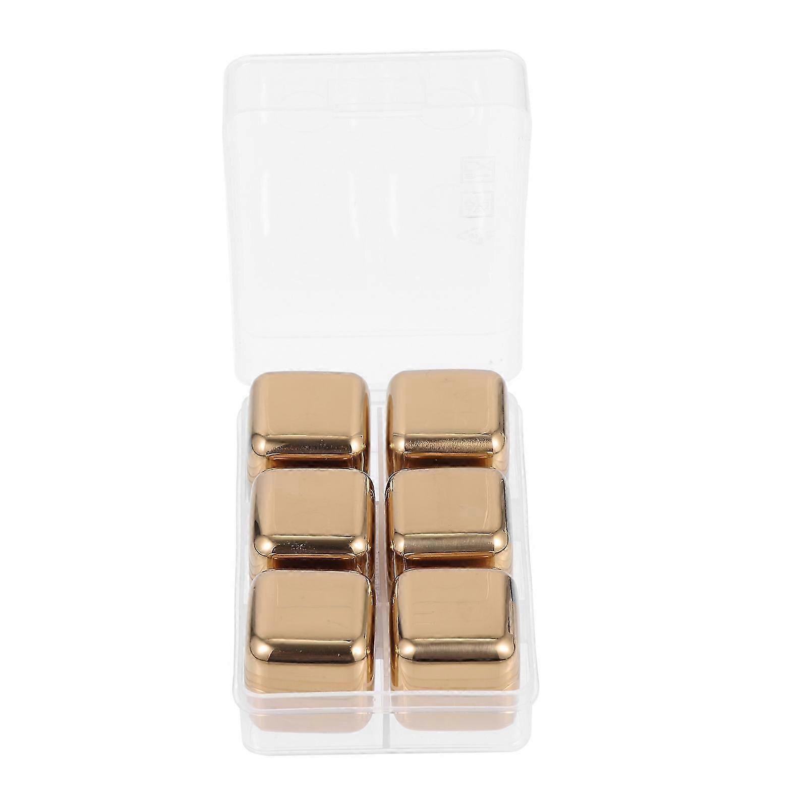 Reusable Metal Ice Cube for Beverage Cooling 1Set