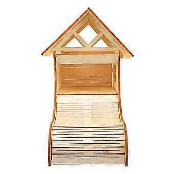 Hamster Toy Wooden Hamster Cabin for Playing and Chewing 1Pcs