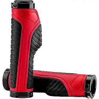 mountain bike grips bike grips bike grips bike grips for mountain bike grips, red, 2 pieces (PrettyJ)